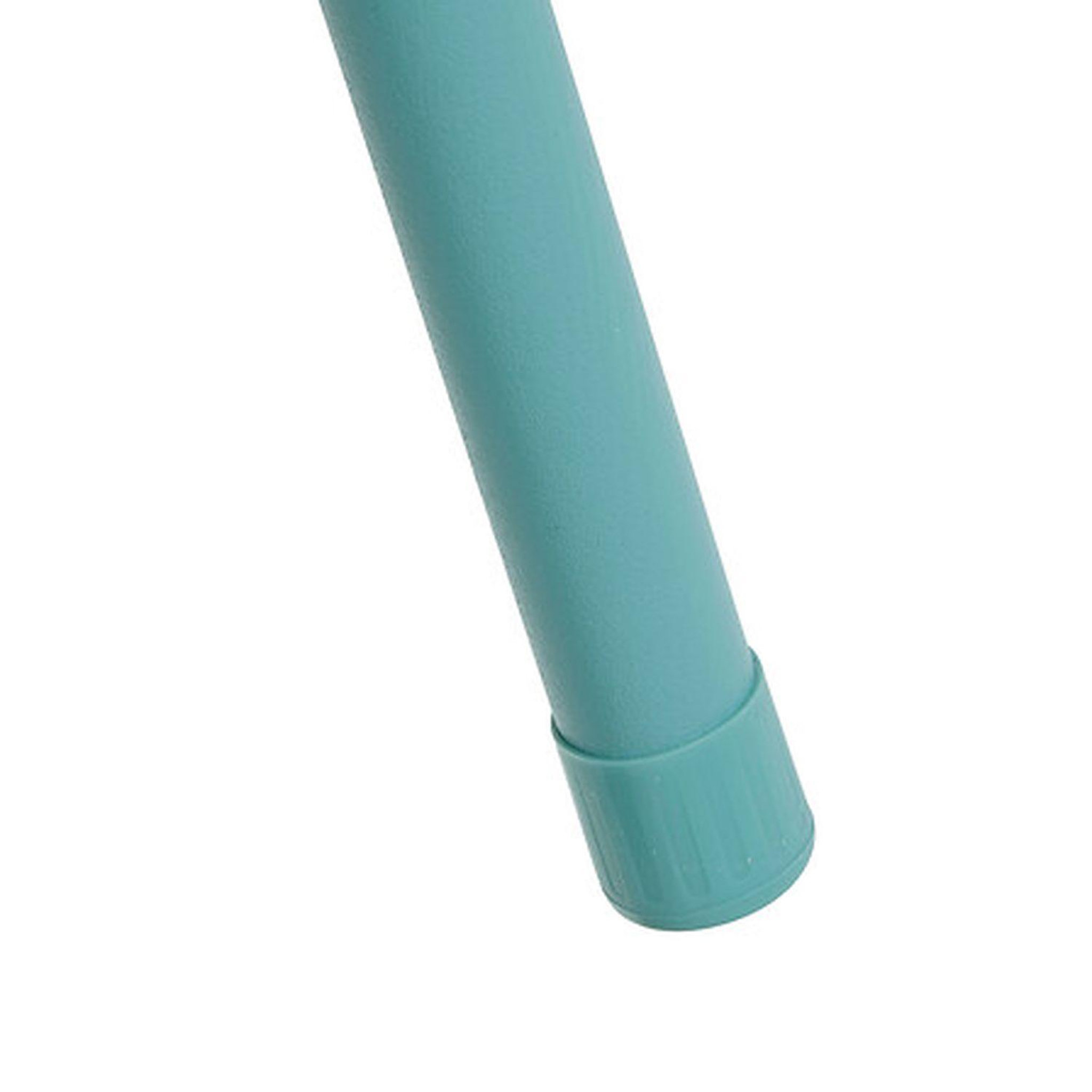 Voir la diapositive 6 : TOILINUX Lot de 2 tabourets d'appoint en métal et tissu chiné flexy