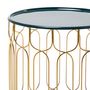 Voir la diapositive 3 : Paris Prix Lot de 2 Tables d'Appoint Déco  Timba  49cm Pétrole & Gris