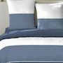 Voir la diapositive 3 : Home collection Parure housse de couette 3 pcs 240x220 cm 100% coton 51 fils cini