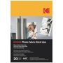Voir la diapositive 4 : Kodak Papier d impression Kodak Photo Fabric Stick Ups Pack de 20 feuilles de papier photo autocollant Format 10 x 15 cm (A6) Finitio