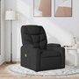 Voir la diapositive 1 : VIDAXL Fauteuil de massage inclinable Noir Tissu