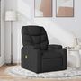 Voir la diapositive 1 : VIDAXL Fauteuil de massage inclinable Noir Tissu