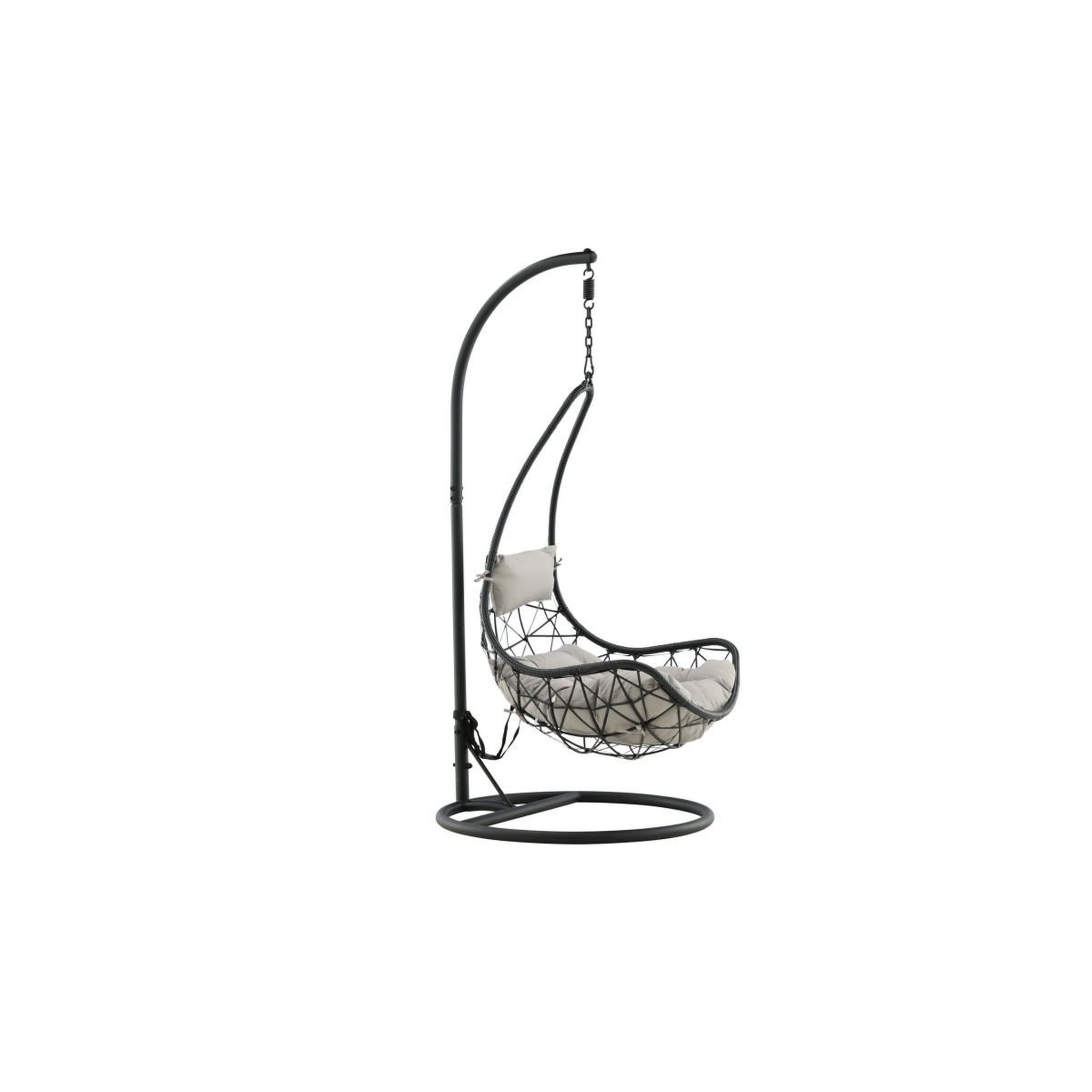 Voir la diapositive 3 : Paris Prix Fauteuil suspendu  vide  196cm noir