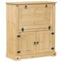 Voir la diapositive 2 : VIDAXL Armoire à vin Corona 97x45x114 cm bois de pin massif
