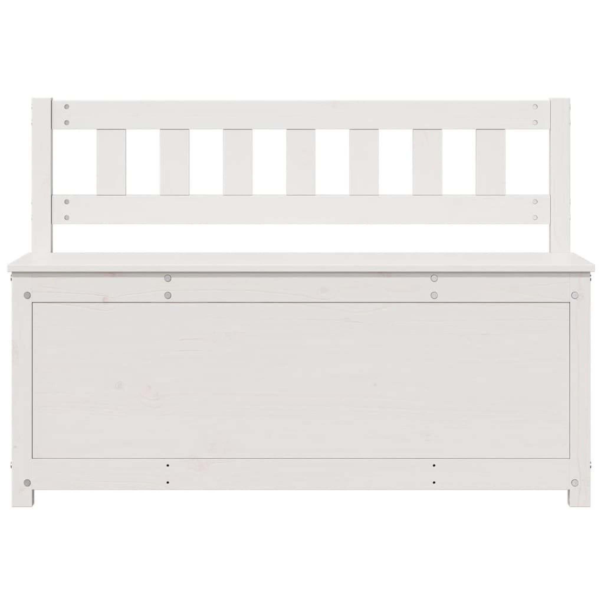 Voir la diapositive 5 : VIDAXL Banc Blanc 110x41x76,5 cm Bois de pin massif
