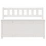 Voir la diapositive 5 : VIDAXL Banc Blanc 110x41x76,5 cm Bois de pin massif