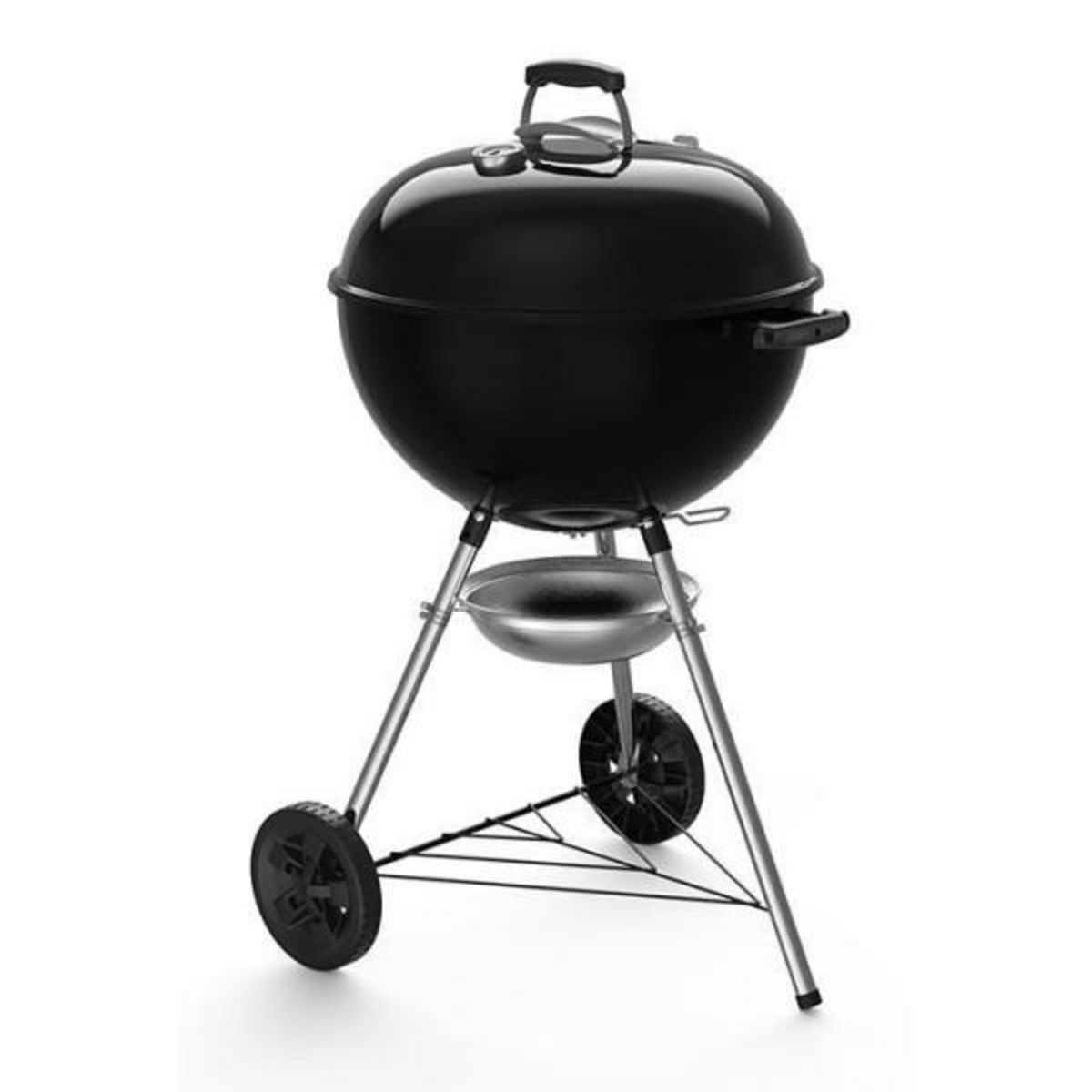 AAAAA Barbecue a charbon - WEBER - Original Kettle E-5710 - Grille en acier chromé - Thermometre intégré