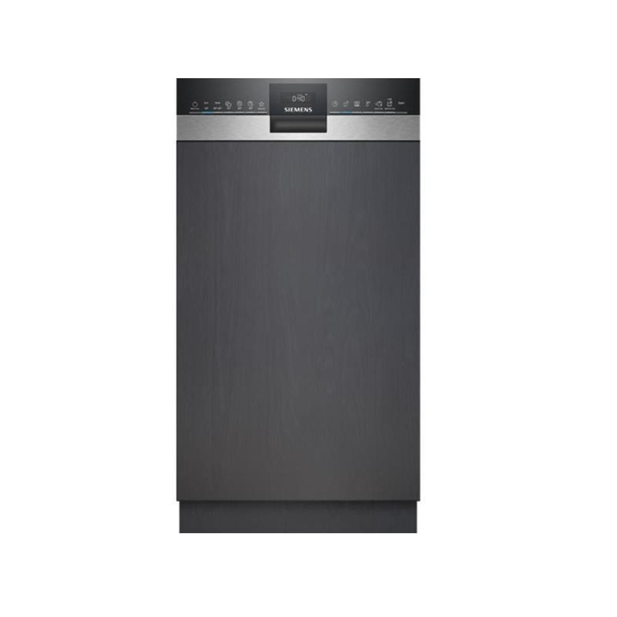 Siemens Lave-vaisselle 45cm 10 couverts 46db intégrable avec bandeau acier brossé - SR53HS52MF