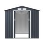 Voir la diapositive 4 : Habitat et Jardin Abri de jardin métal  Vegas  - 4,07 m² - Gris