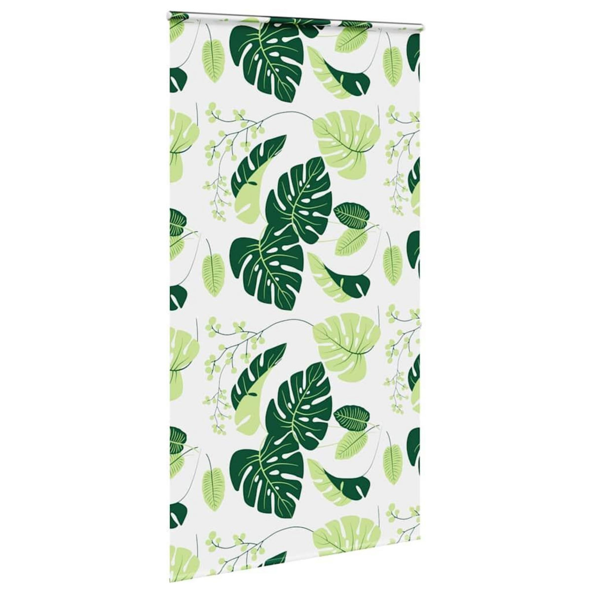 VIDAXL Store enrouleur de douche avec cassette largeur du tissu 126 cm