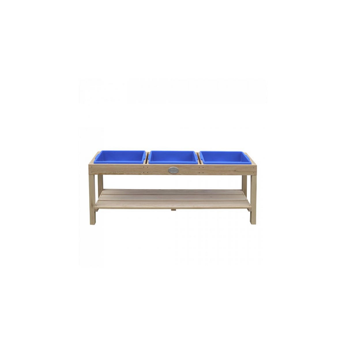 Axi House AXI Table d'activite 3 containers Naturel Marron