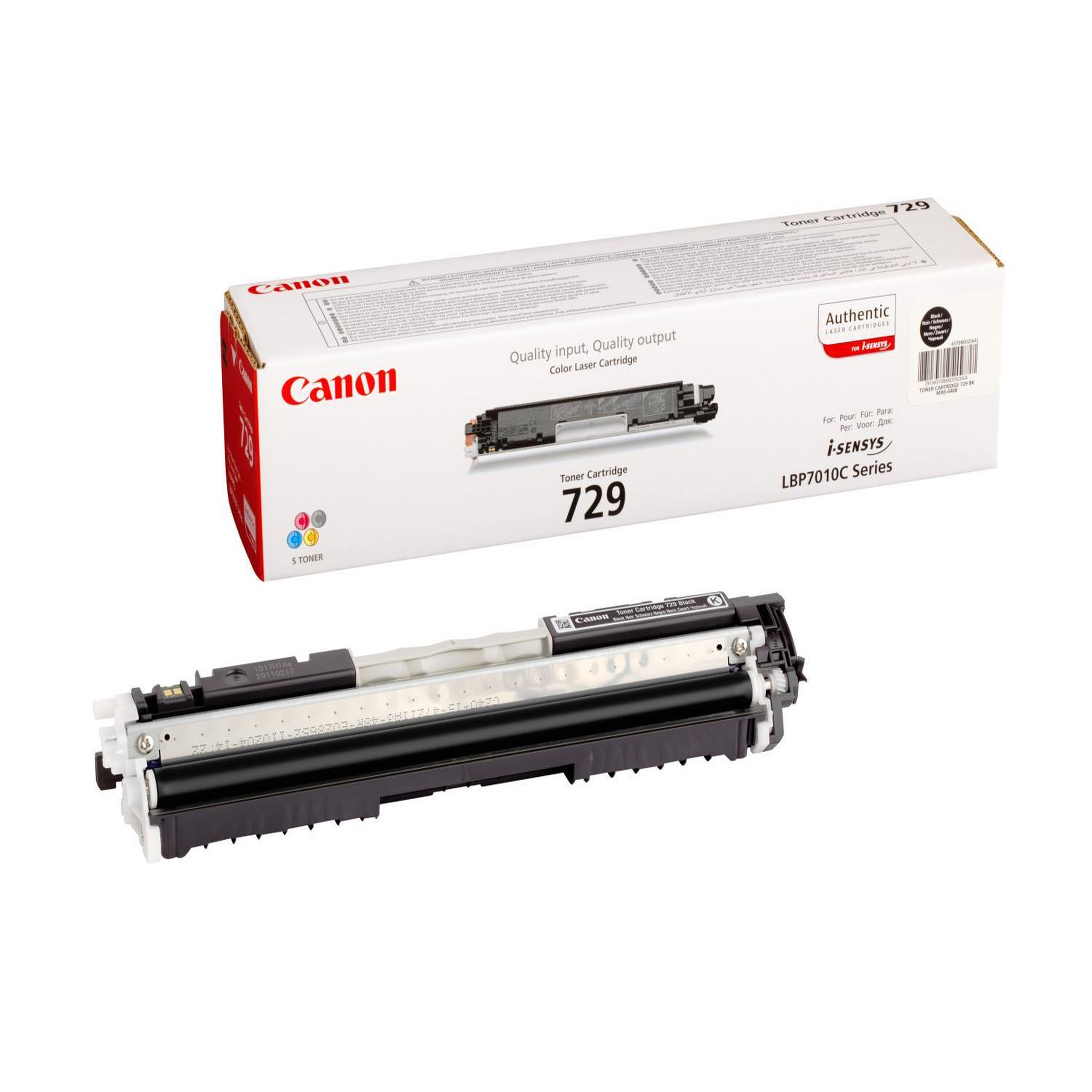 Voir la diapositive 3 : Canon Toner Canon 729 BK Original Noir