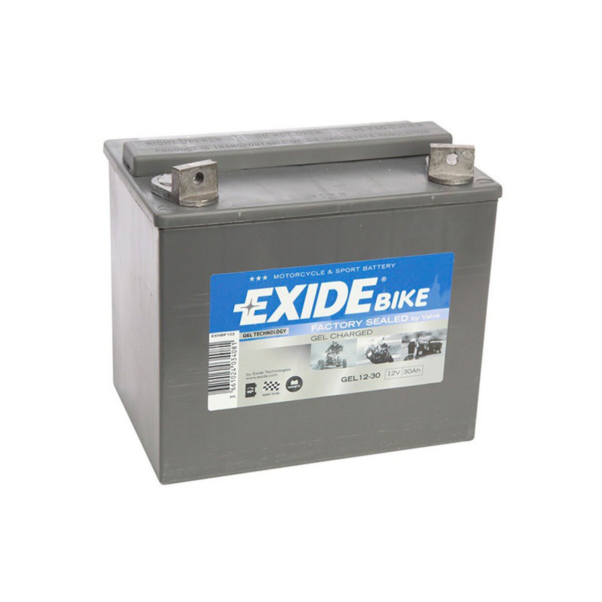EXIDE Batterie moto Exide 53030 GEL12-30 12v 30ah 180A