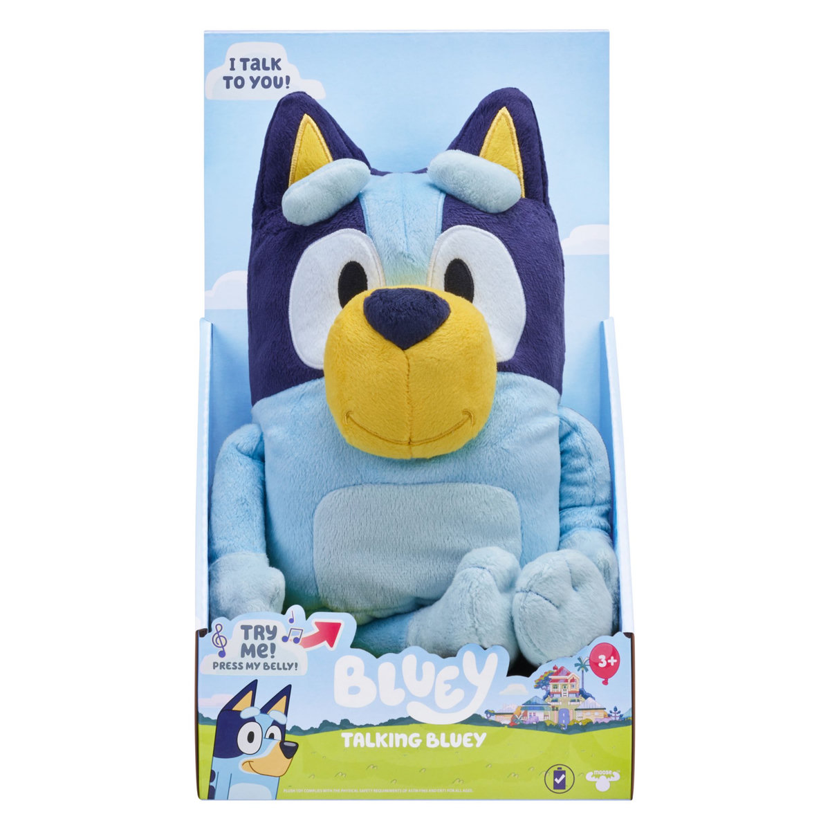 MOOSE TOYS Peluche Sonore Bluey 33 cm