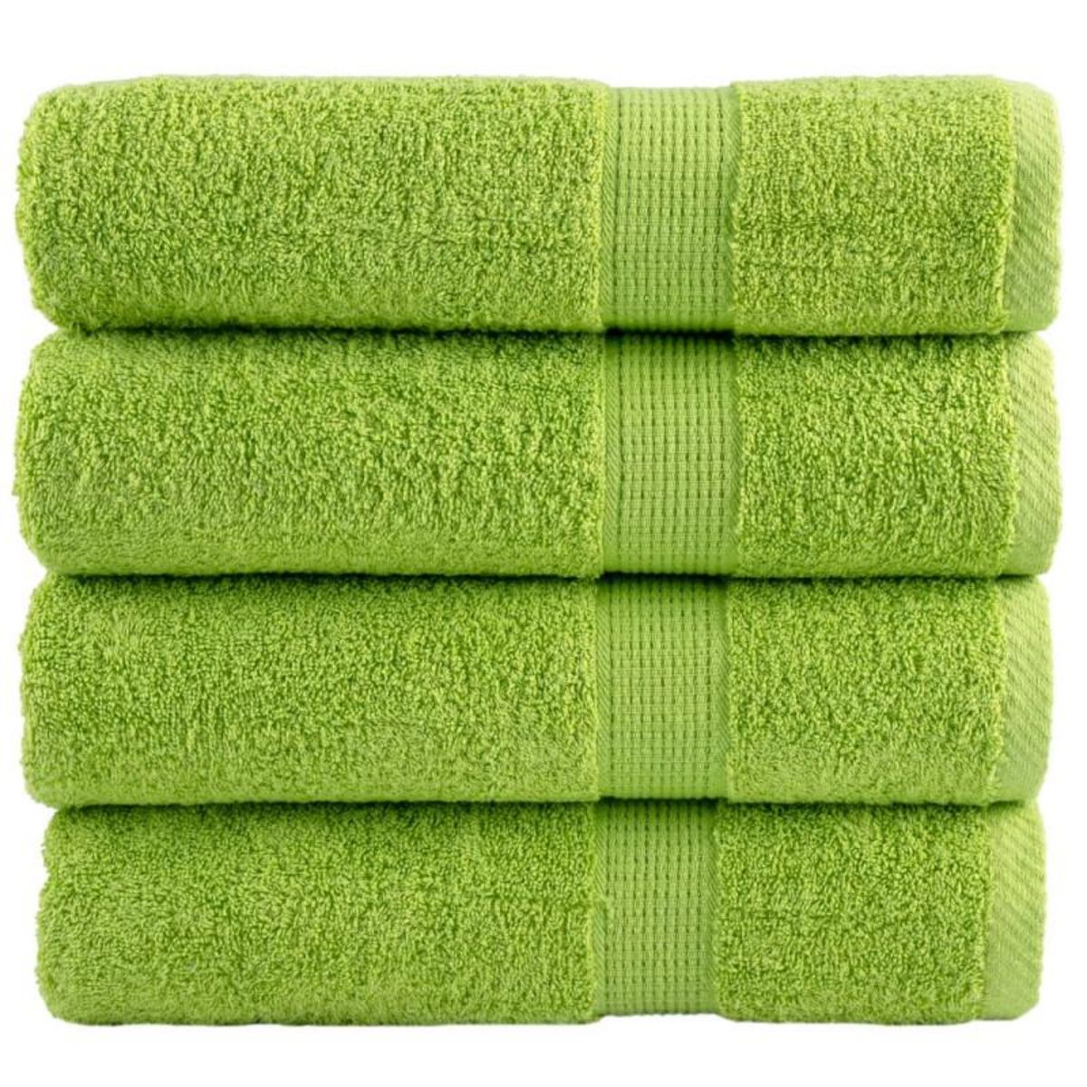 VIDAXL Serviettes de bain de qualité supérieure SOLUND 4 pcs 600g m²