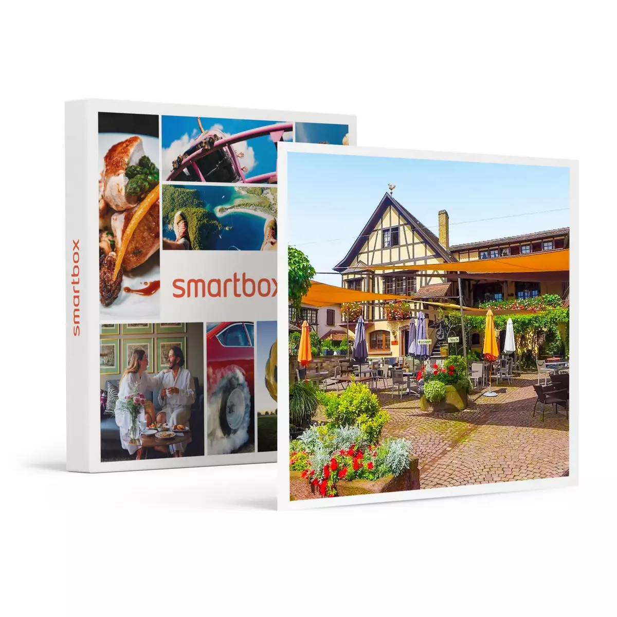 Smartbox 2 jours gourmets près de Strasbourg en hôtel 4* avec dîner en restaurant étoilé au Guide MICHELIN 2022 et accès à l'espace détente - Coffret Cadeau Séjour