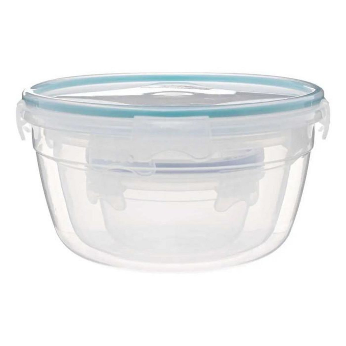 FIVE Lot de 3 Boîtes de Conservation Rondes  Clipeat  18cm Bleu