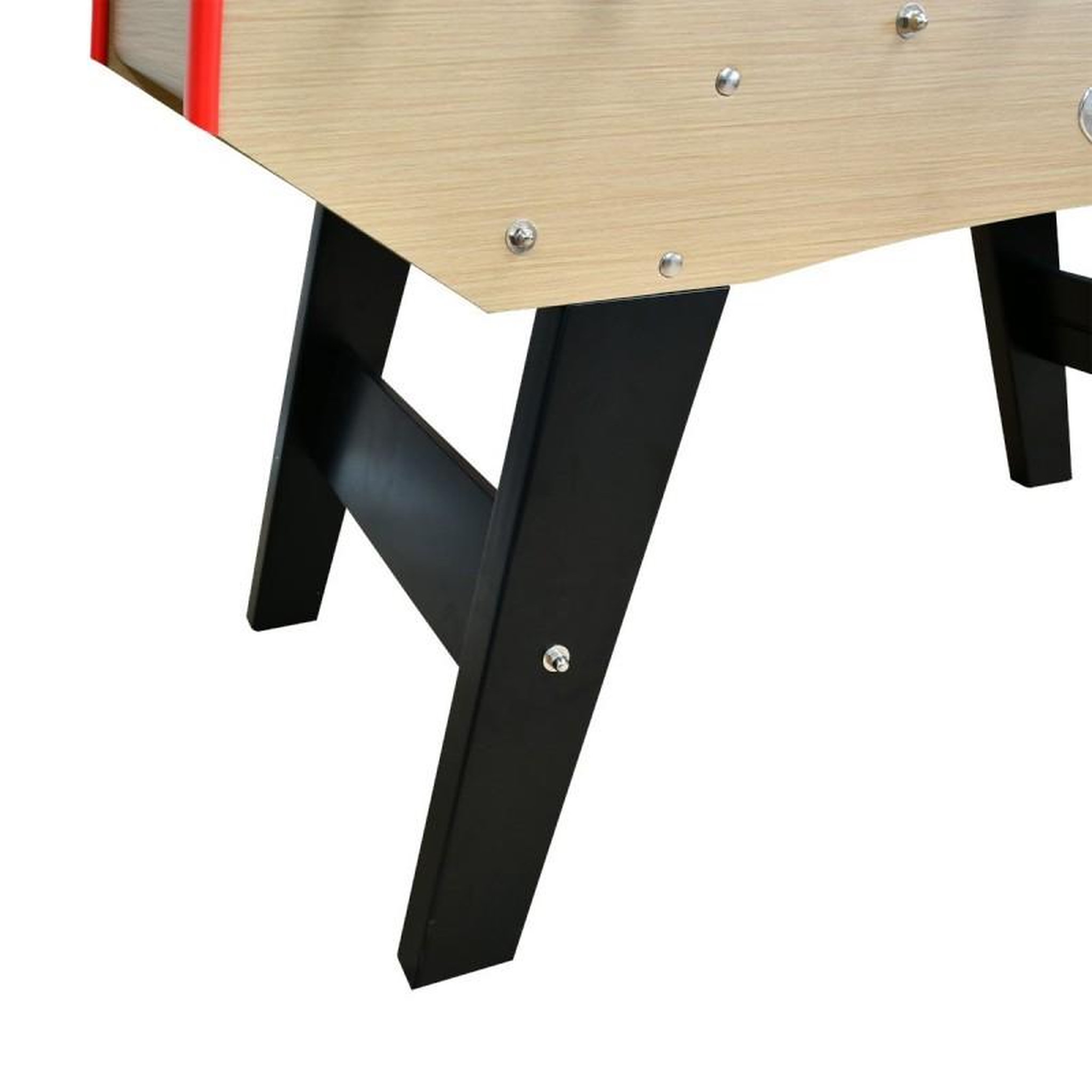 Voir la diapositive 6 : PLAY4FUN Baby-foot DELUXE type Bistrot - 151 x 77 x 91 cm - Table de Baby-foot avec barres téléscopiques et Balles Lièges Inclus