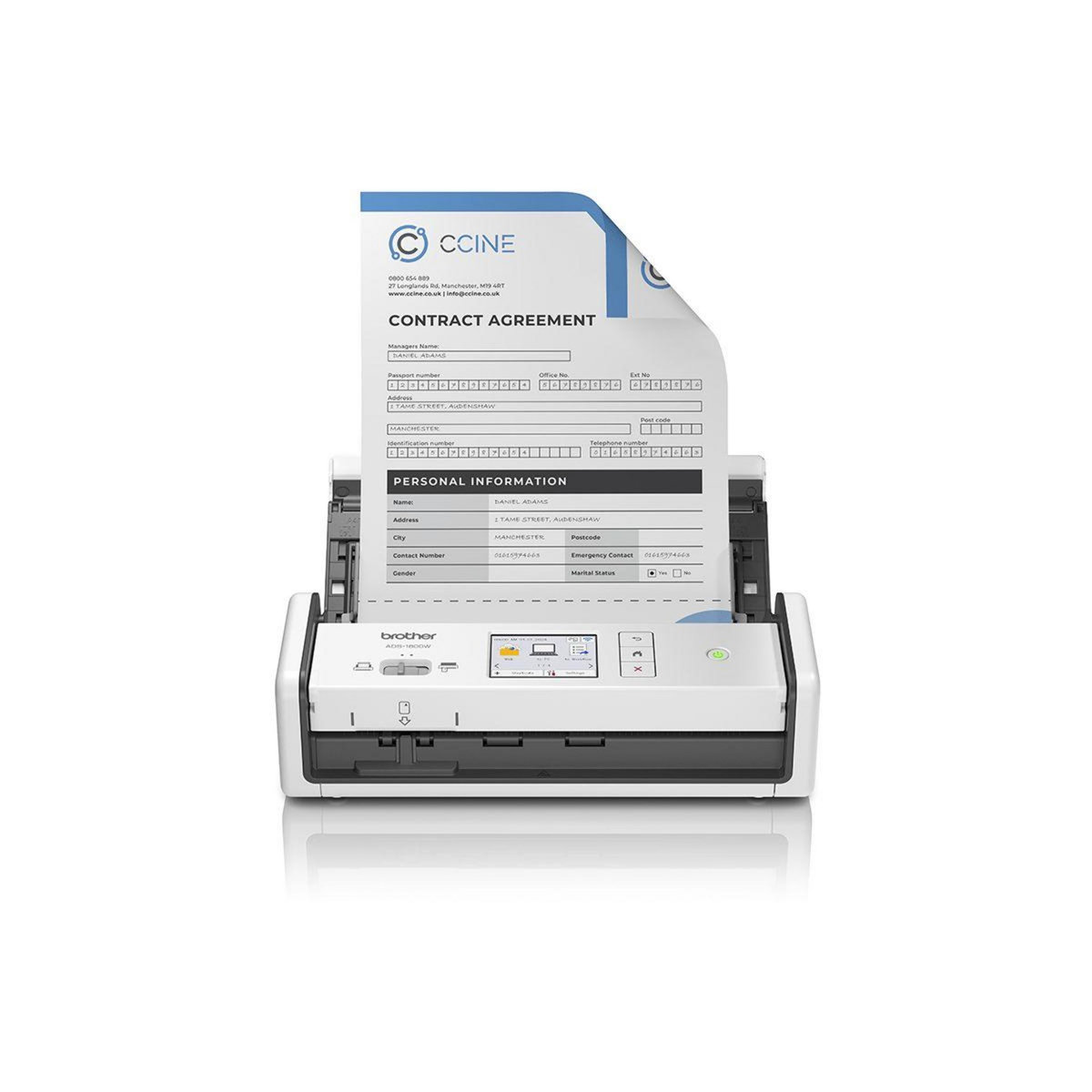 Brother Scanner à défilement ADS-1800W