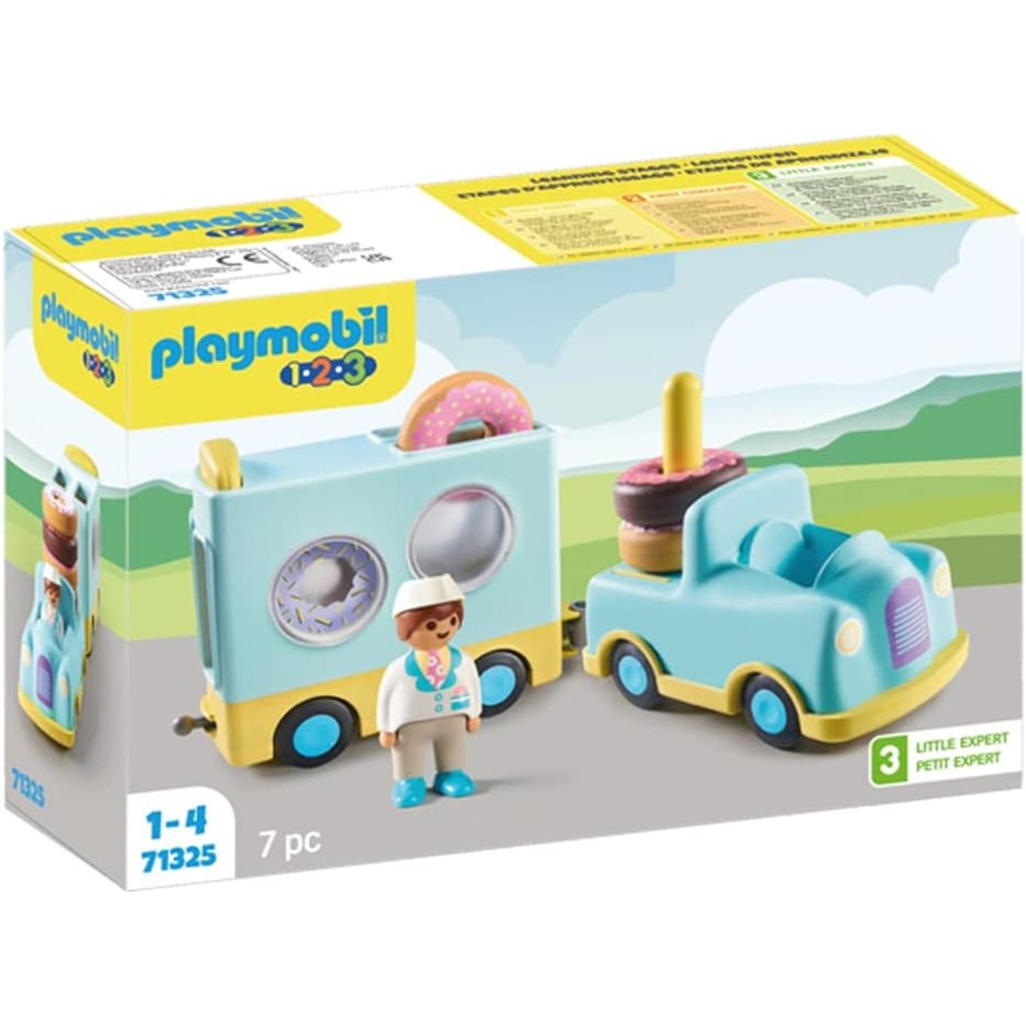 Voir la diapositive 1 : PLAYMOBIL 1.2.3 - Camion de Donuts