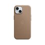 Voir la diapositive 2 : APPLE Coque iPhone 15 MagSafe tissage fin Taupe