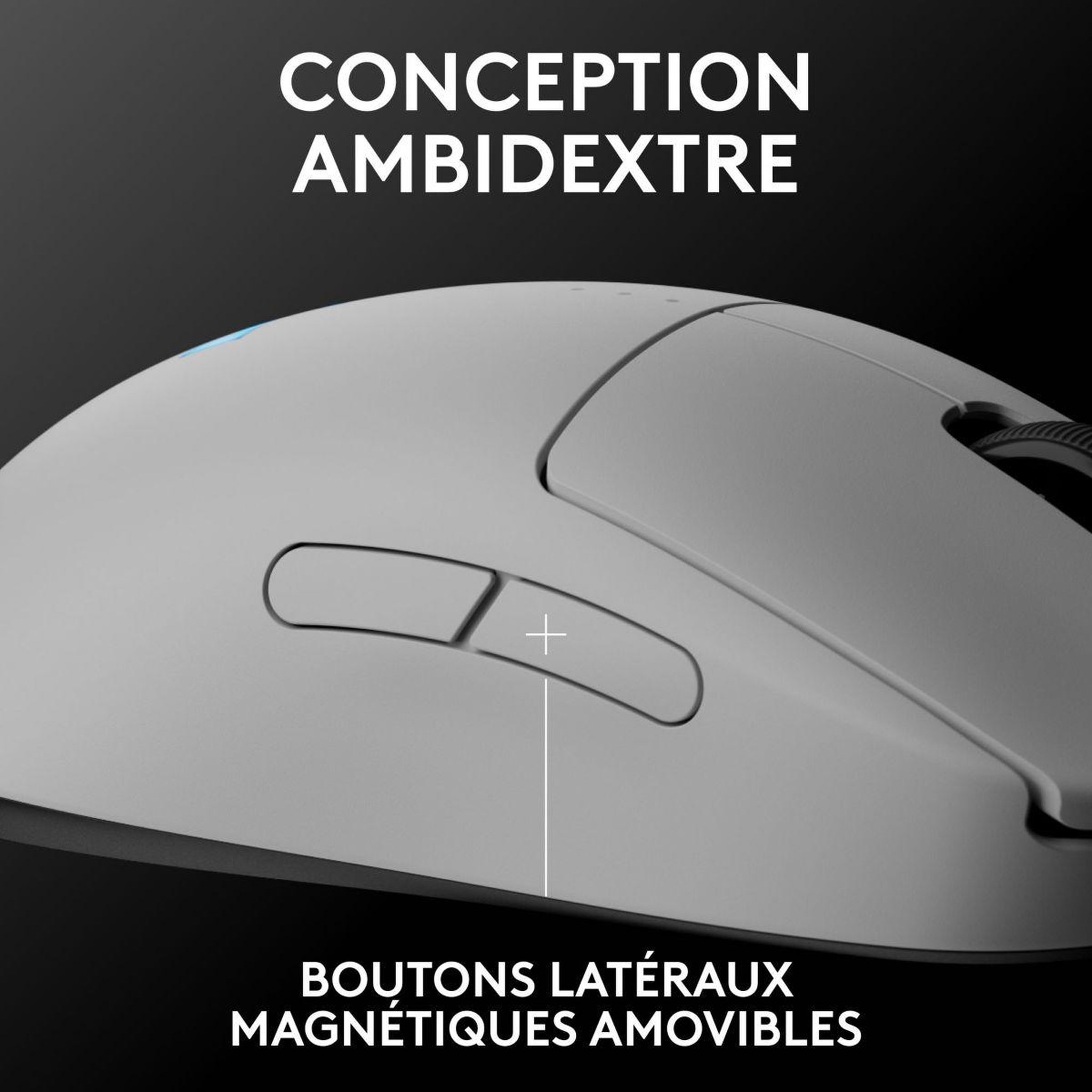 Voir la diapositive 3 : Logitech Souris Gamer Sans Fil G PRO 2 Lightspeed Wireless Blanche