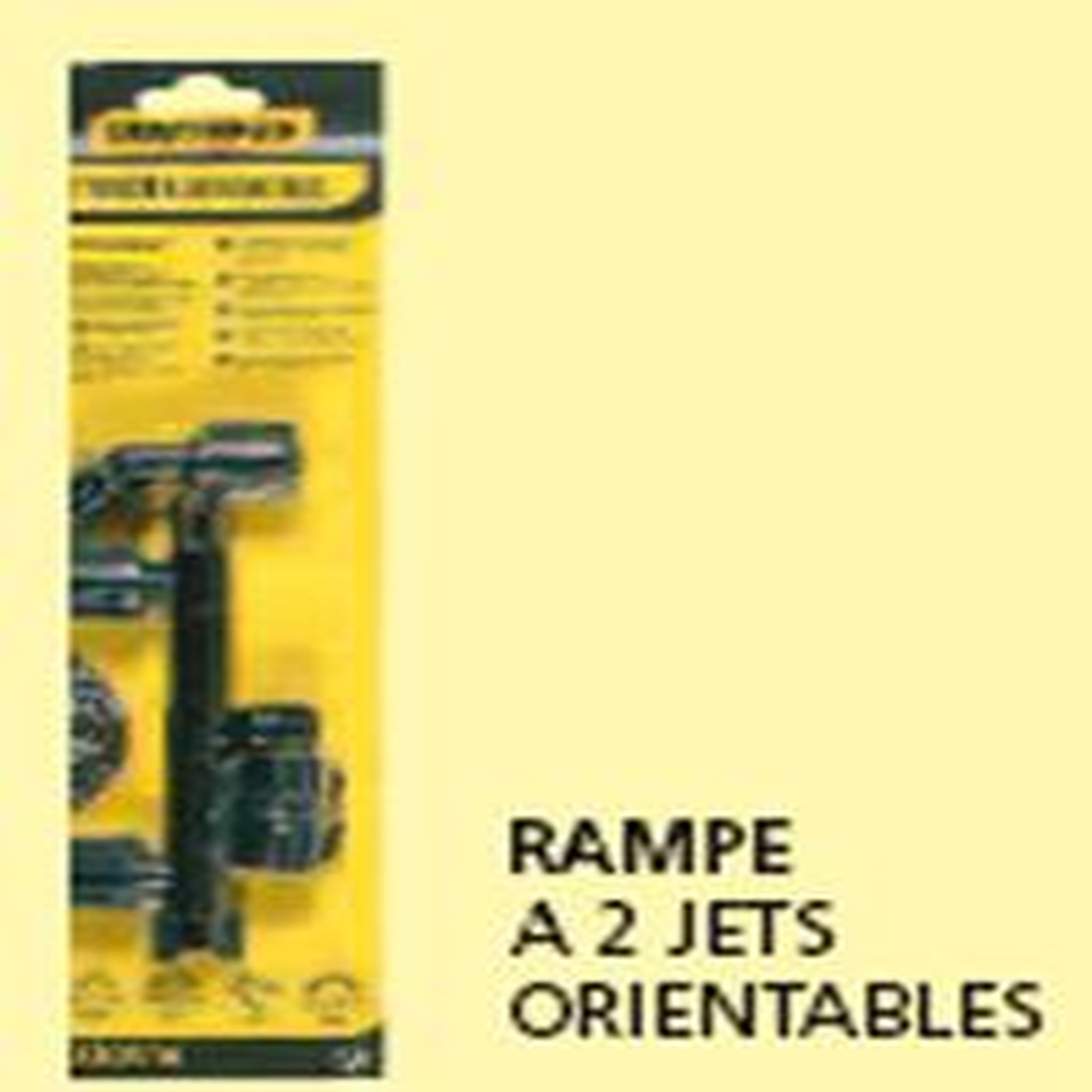 Berthoud Rampe potager à 2 jets orientables