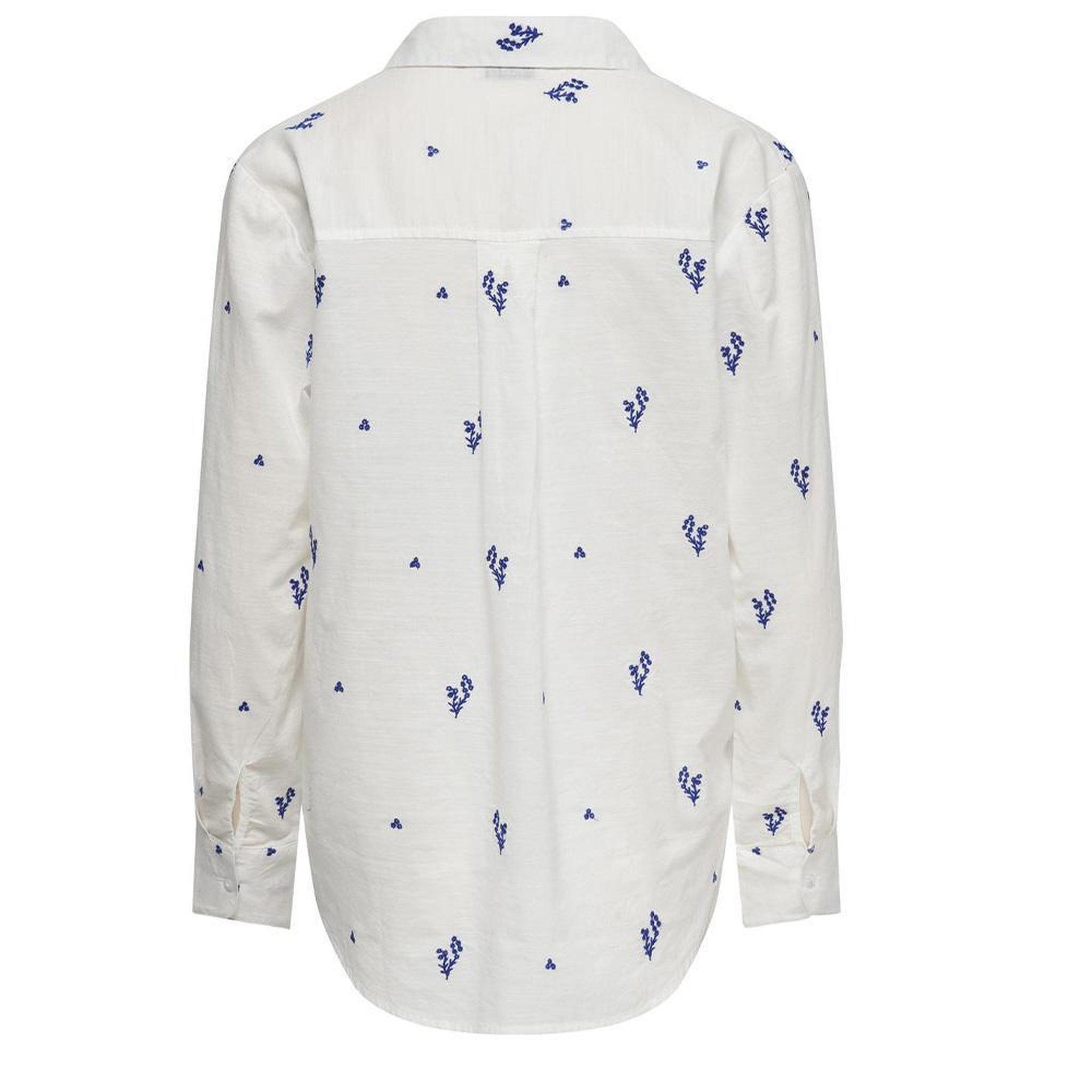 Voir la diapositive 2 : JACQUELINE DE YONG Chemise Blanche/Bleu Femme JDY Kimie
