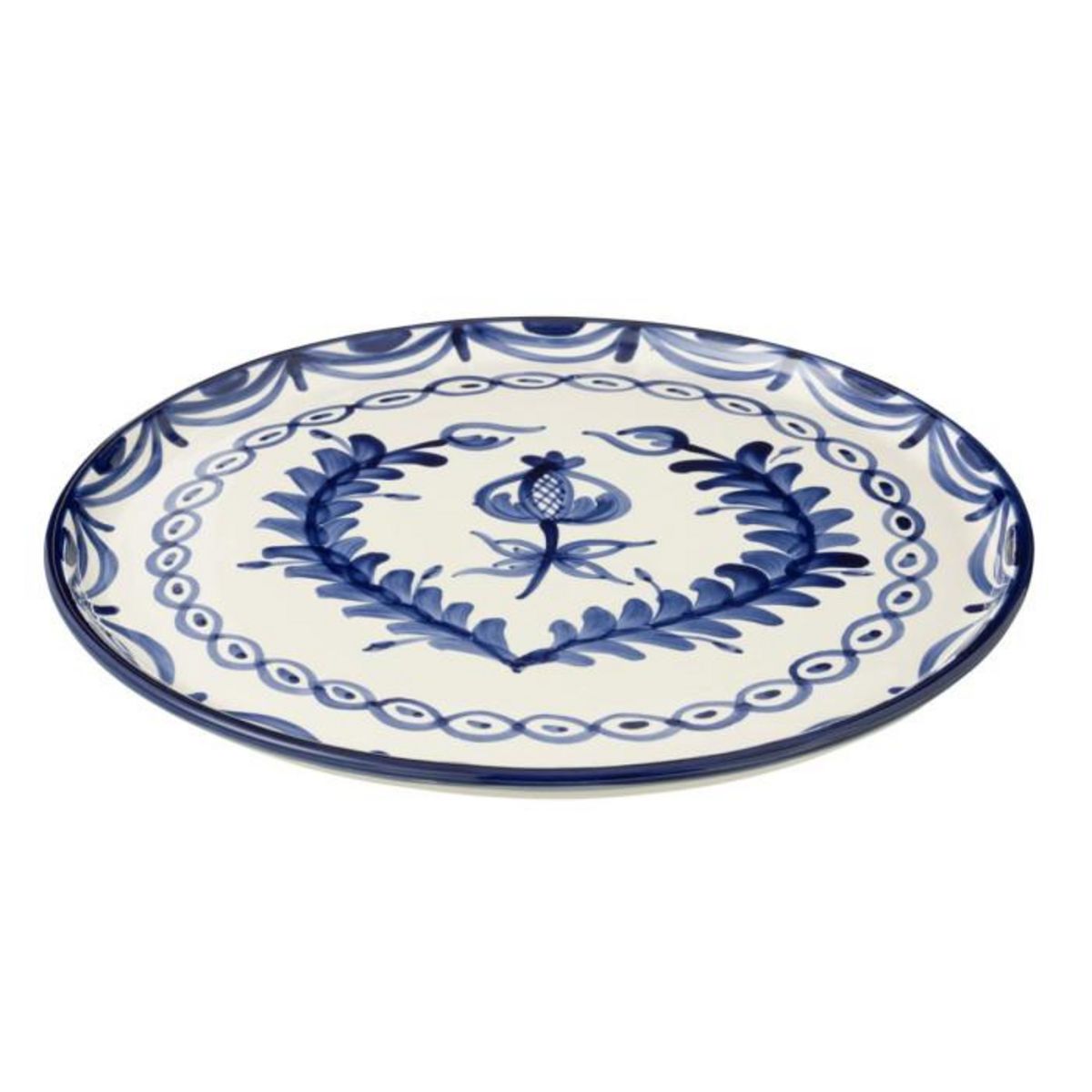 Paris Prix Assiette de Présentation en Céramique  Granada  34cm Bleu Cobalt