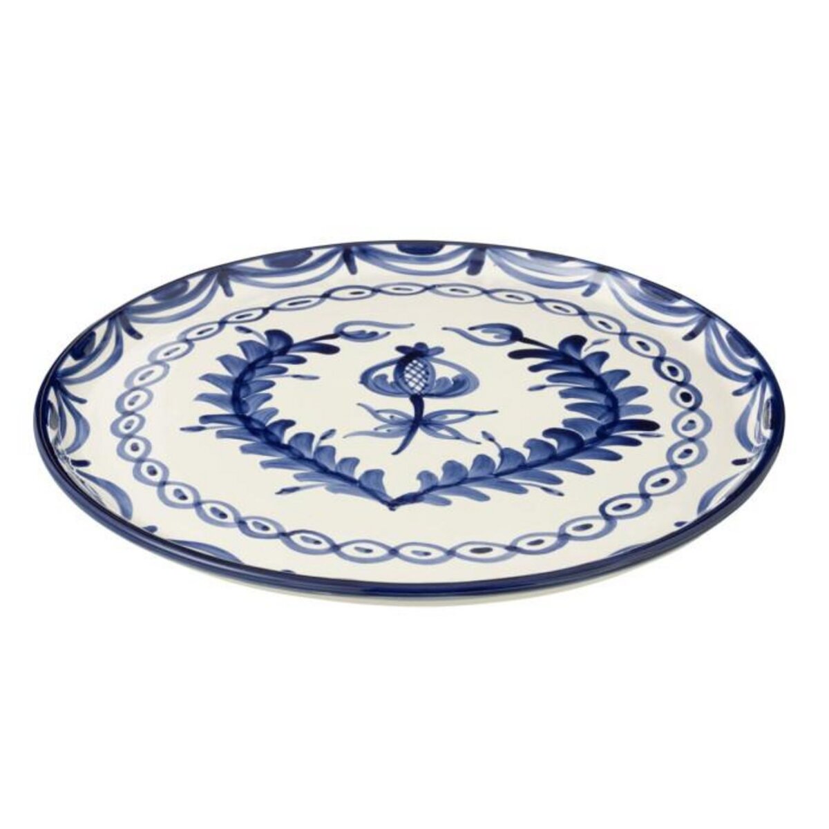 Paris Prix Assiette de Présentation en Céramique  Granada  34cm Bleu Cobalt