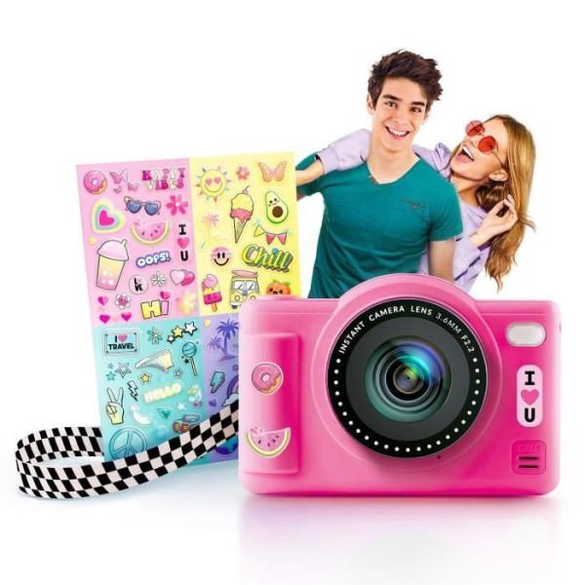 Voir la diapositive 2 : Canal Toys Canal Toys - Photo Creator -Appareil Photo Numérique Pop Couleur Rose- Avec carte SD 8Go incluse - CLK 042