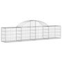 Voir la diapositive 3 : VIDAXL Paniers a gabions arques 11 pcs 200x30x40/60 cm Fer galvanise