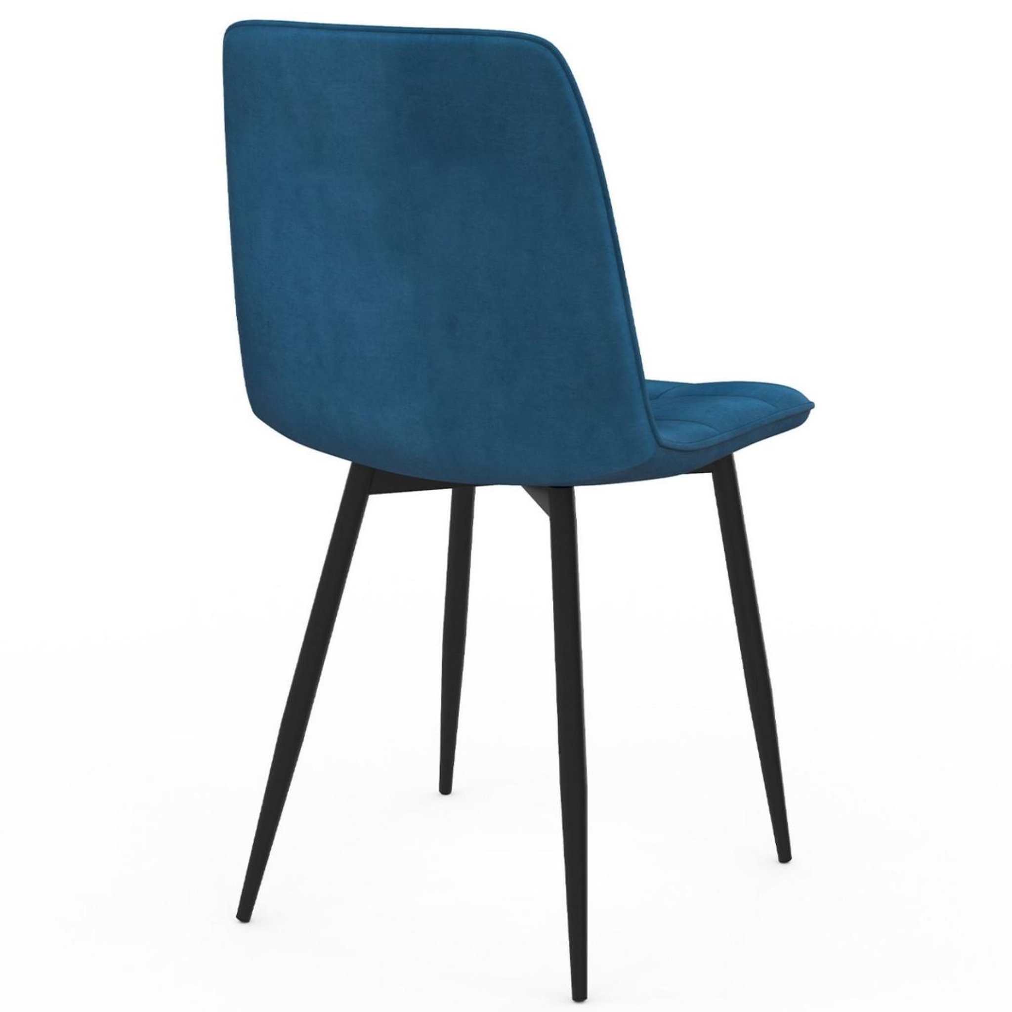 Voir la diapositive 4 : ID MARKET Lot de 8 chaises mila en velours mix color bleu x3, rose x3, jaune ocre x2