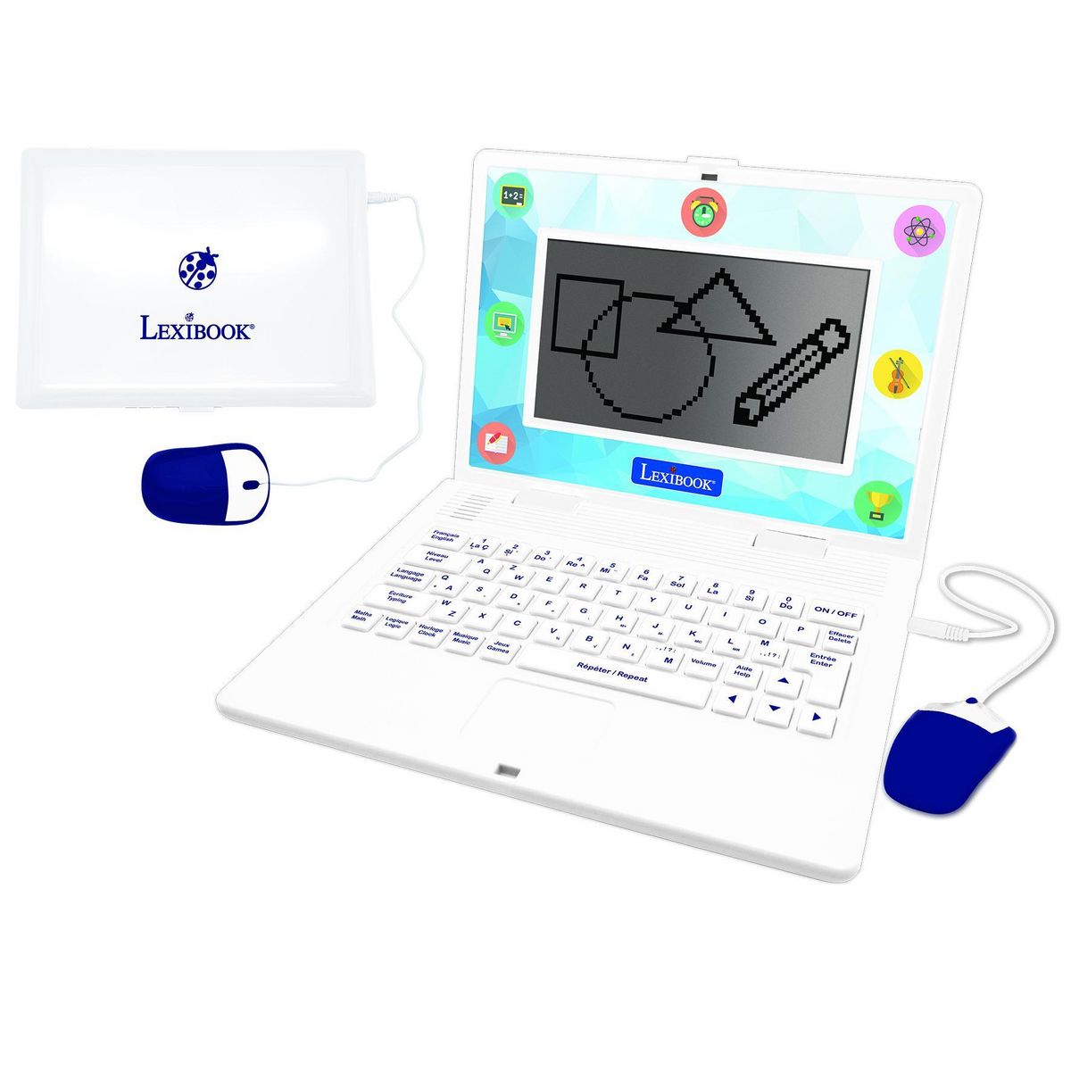 Lexibook Ordinateur portable 6.7” éducatif bilingue anglais et français