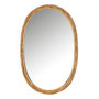Voir la diapositive 1 : Paris Prix Miroir Mural Ovale en Rotin  Avocado  95cm Naturel