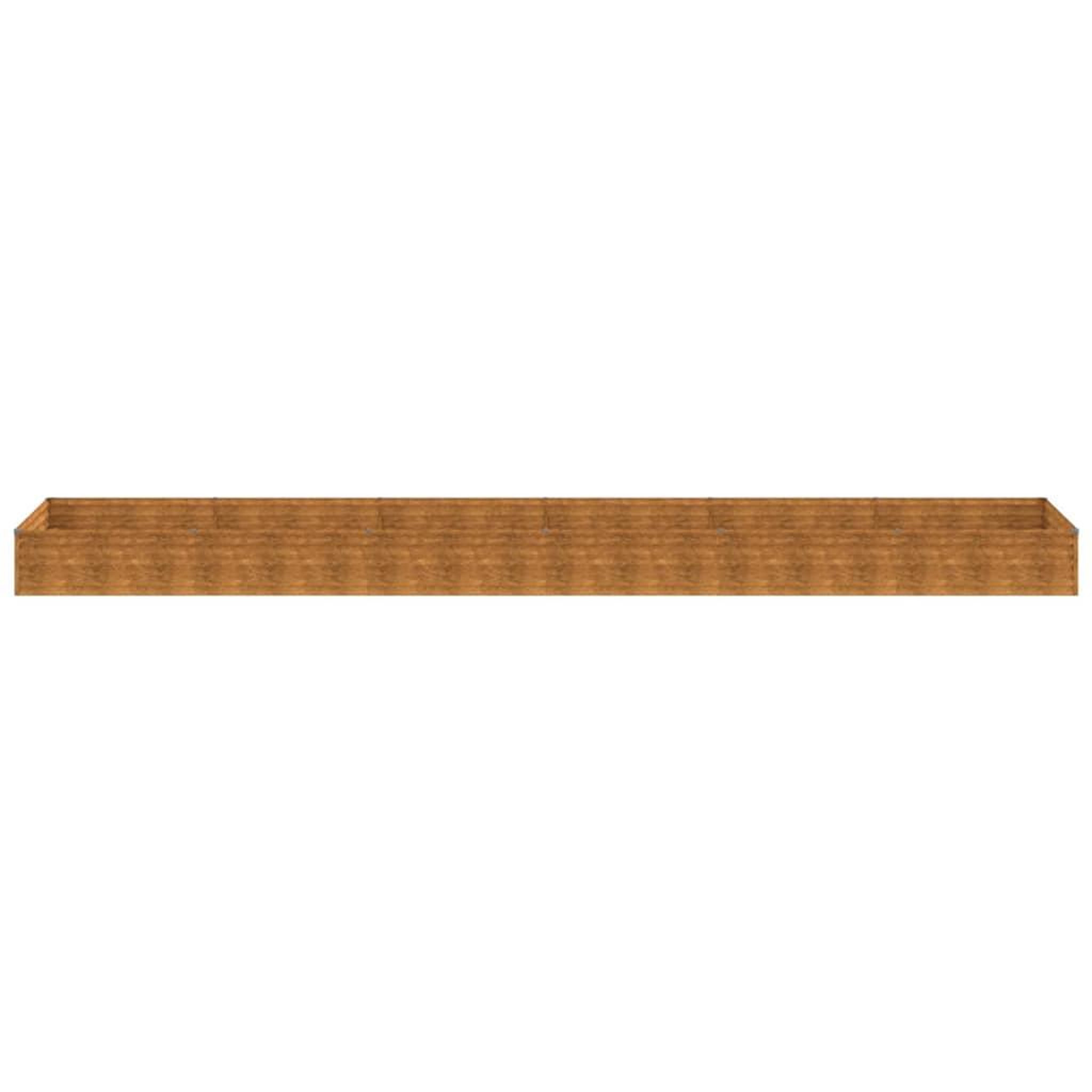 Voir la diapositive 4 : VIDAXL Lit sureleve de jardin 579 x 100 x 36 cm acier corten