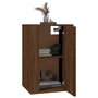 Voir la diapositive 3 : VIDAXL Meuble TV mural Chene marron 40x34,5x60 cm