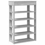 Voir la diapositive 2 : VIDAXL Etagere a chaussures sonoma gris 60x30x98 cm bois d'ingenierie