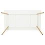 Voir la diapositive 5 : Paris Prix Table de Repas  Hanko  160cm Blanc