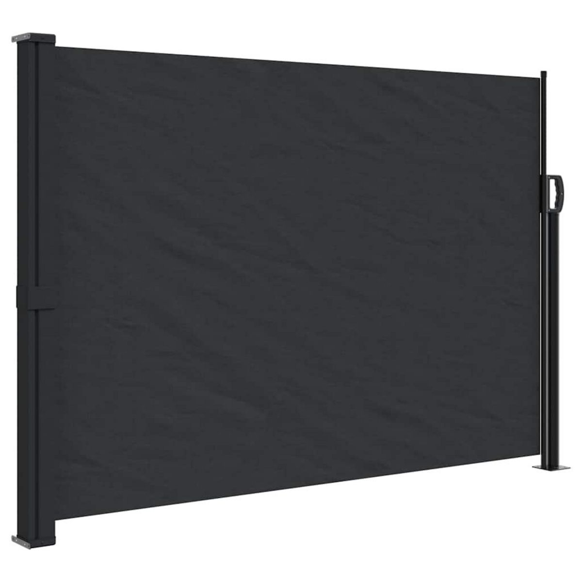 VIDAXL Auvent lateral retractable noir 140x300 cm