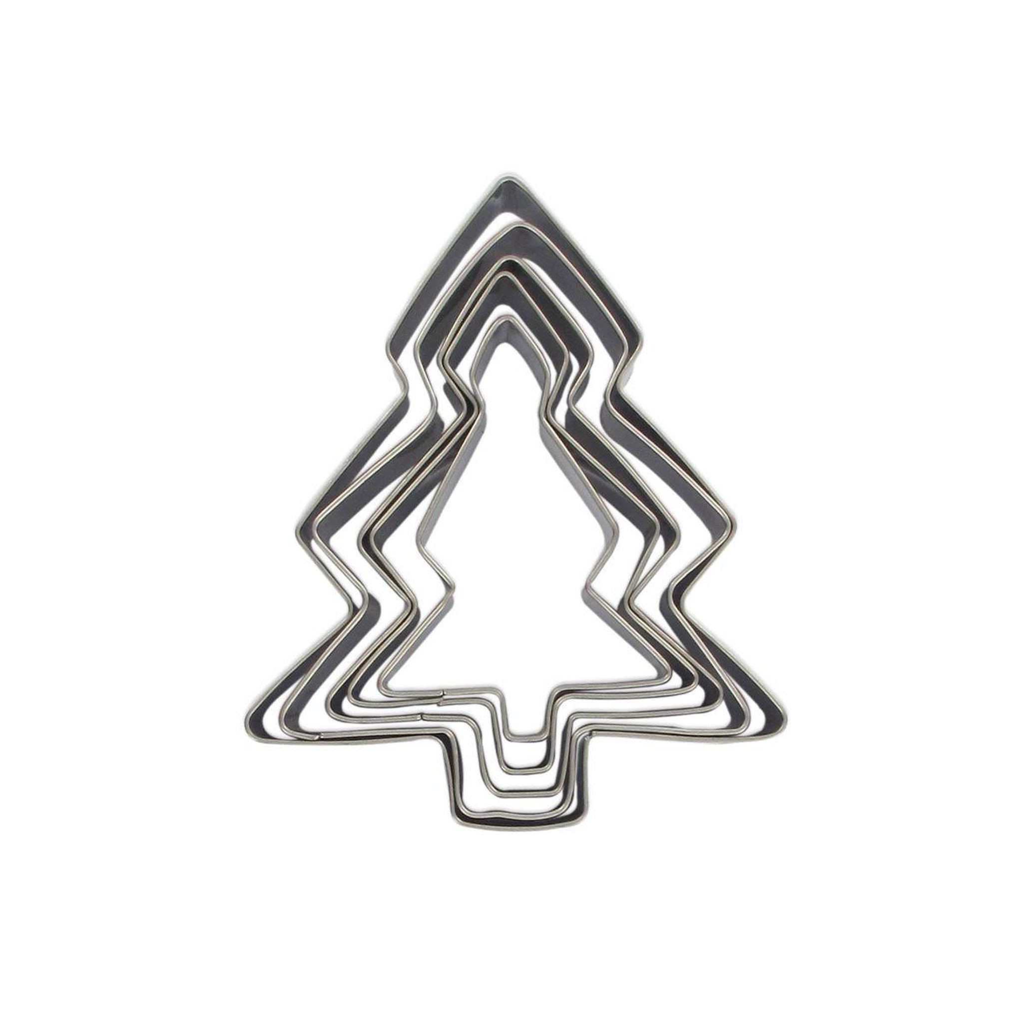 ZENKER Lot de 5 emporte-pièces de noël en forme de sapin zenker emporte-pièces