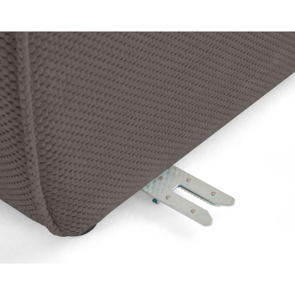 LISA DESIGN Ellie - canapé modulable d'angle réversible 5 places en velours texturé