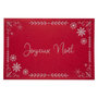 Voir la diapositive 1 : ATMOSPHERA Set de Table Feutrine  Joyeux Noël  30x45cm Rouge