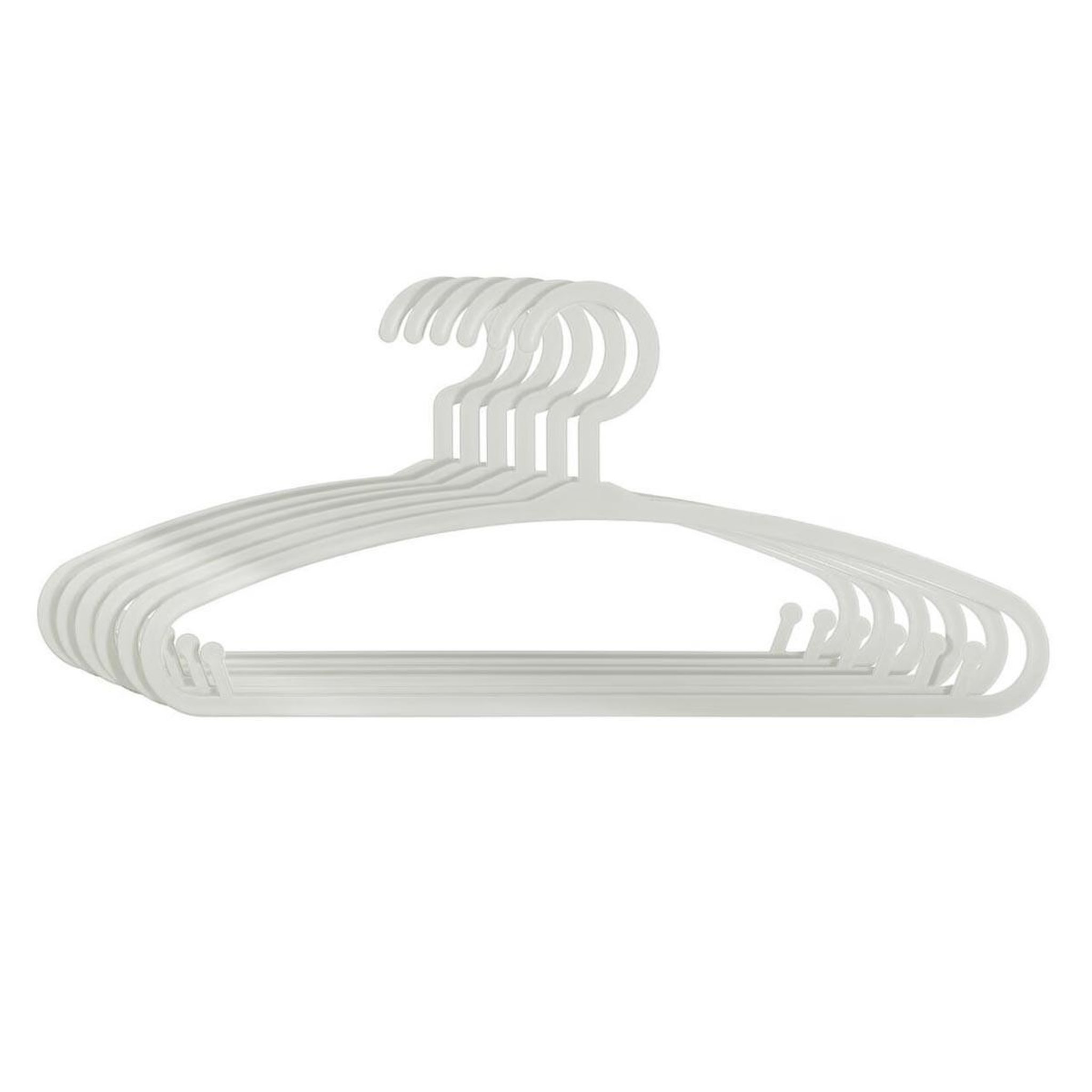 Atmosphera Kids Lot de 6 cintres pour enfant  basique  28cm gris