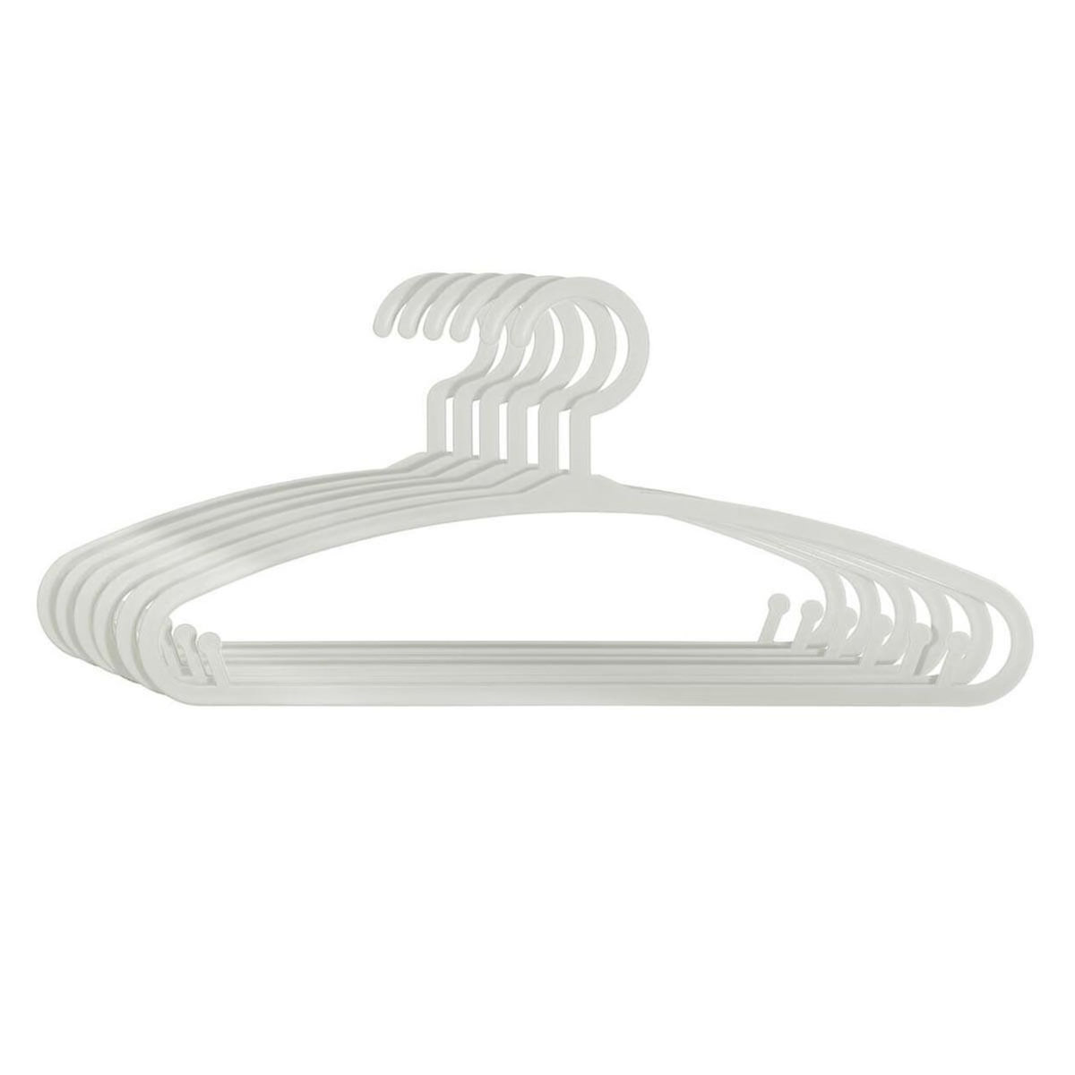 Atmosphera Kids Lot de 6 Cintres pour Enfant  Basique  28cm Gris