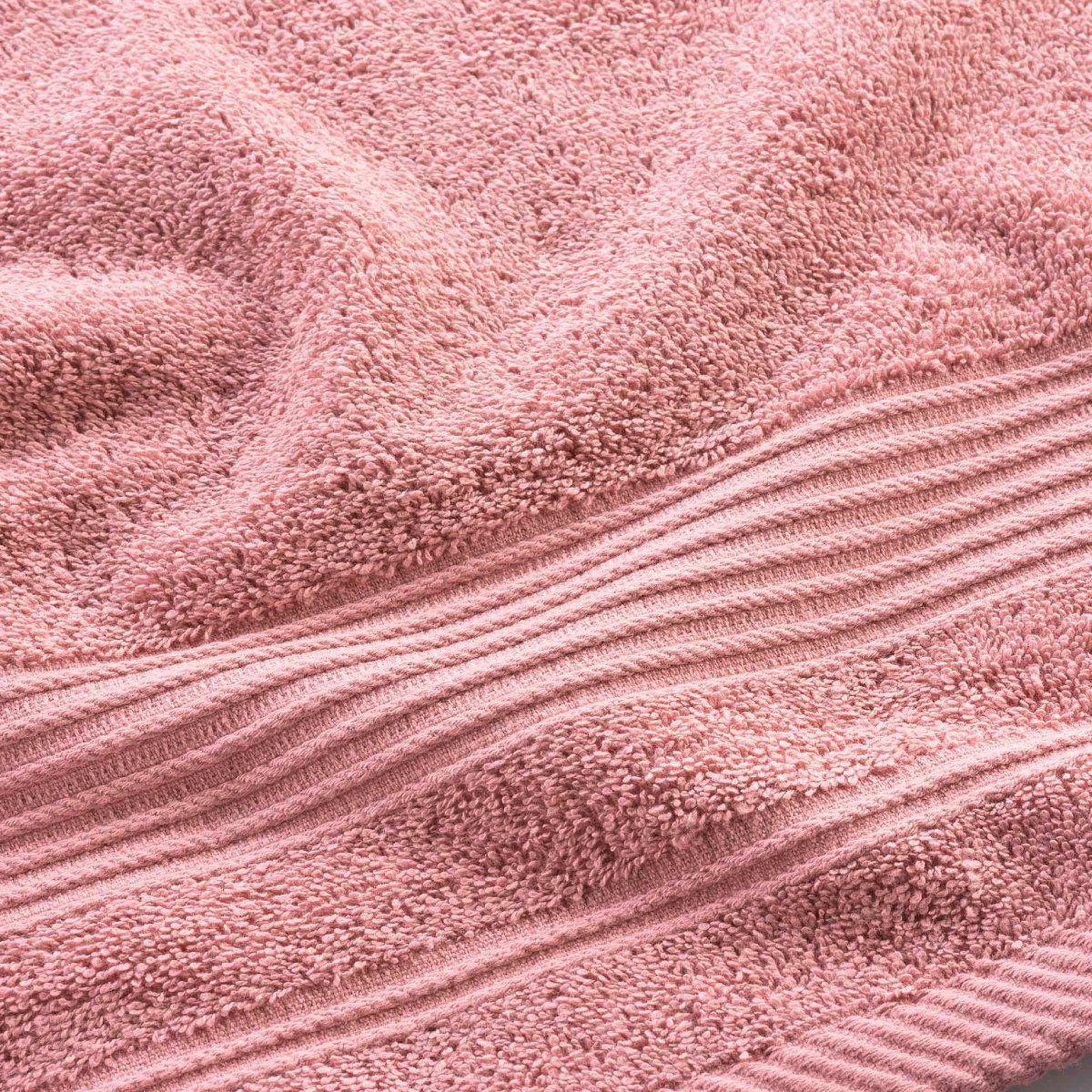 Voir la diapositive 3 : Douceur d'Intérieur Serviette de toilette  tendresse  50x90cm bois de rose