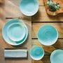 Voir la diapositive 4 : LUMINARC Service d'assiettes opale 18 pièces DIWALI Turquoise