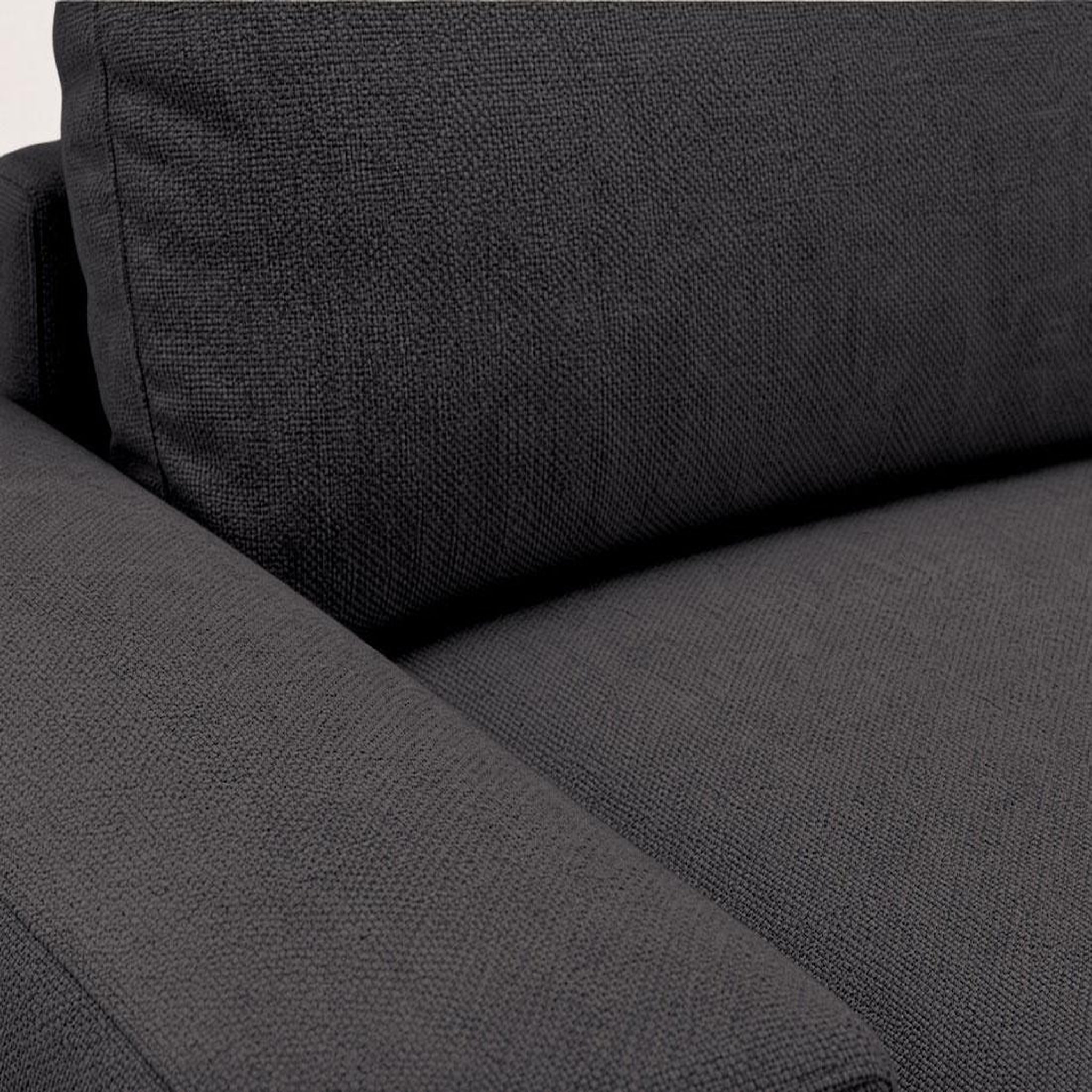 Voir la diapositive 6 : BEST MOBILIER Tama - canapé d'angle gauche 4 places convertible avec coffre en tissu