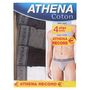 Voir la diapositive 5 : ATHENA Lot de 4 slips 100% coton