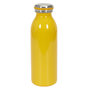 Voir la diapositive 1 :   Bouteille isotherme 0.45 litres acier inoxydable jaune